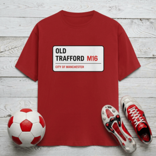 Old Trafford T-Shirt - Man Utd Men's Classic Crew Tee