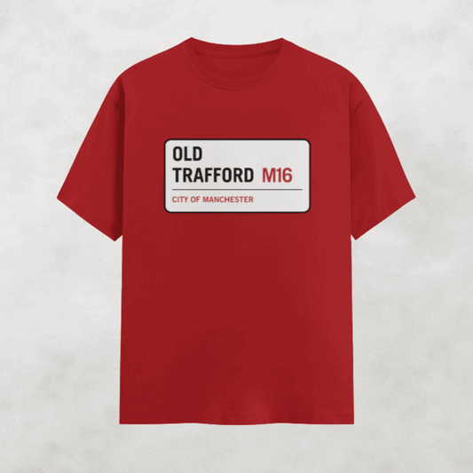 Old Trafford t-shirt back design Manchester United
