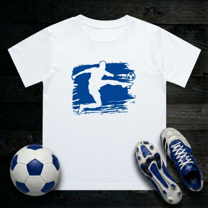 Volley Kid's T-Shirt | Paint Silhouette Volley Design
