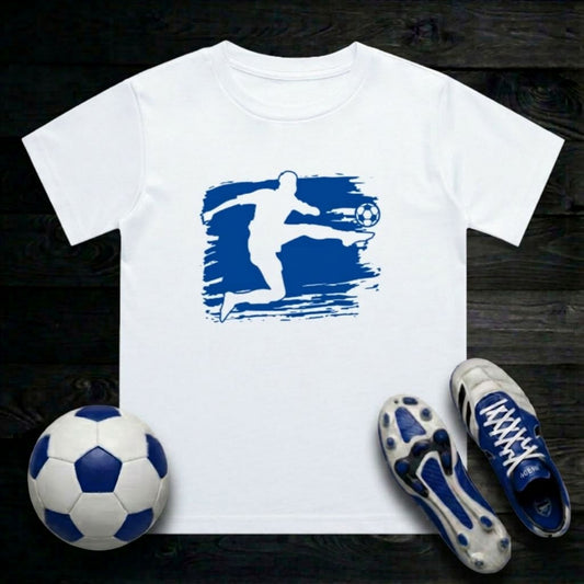 Volley Kid's T-Shirt | Paint Silhouette Volley Design