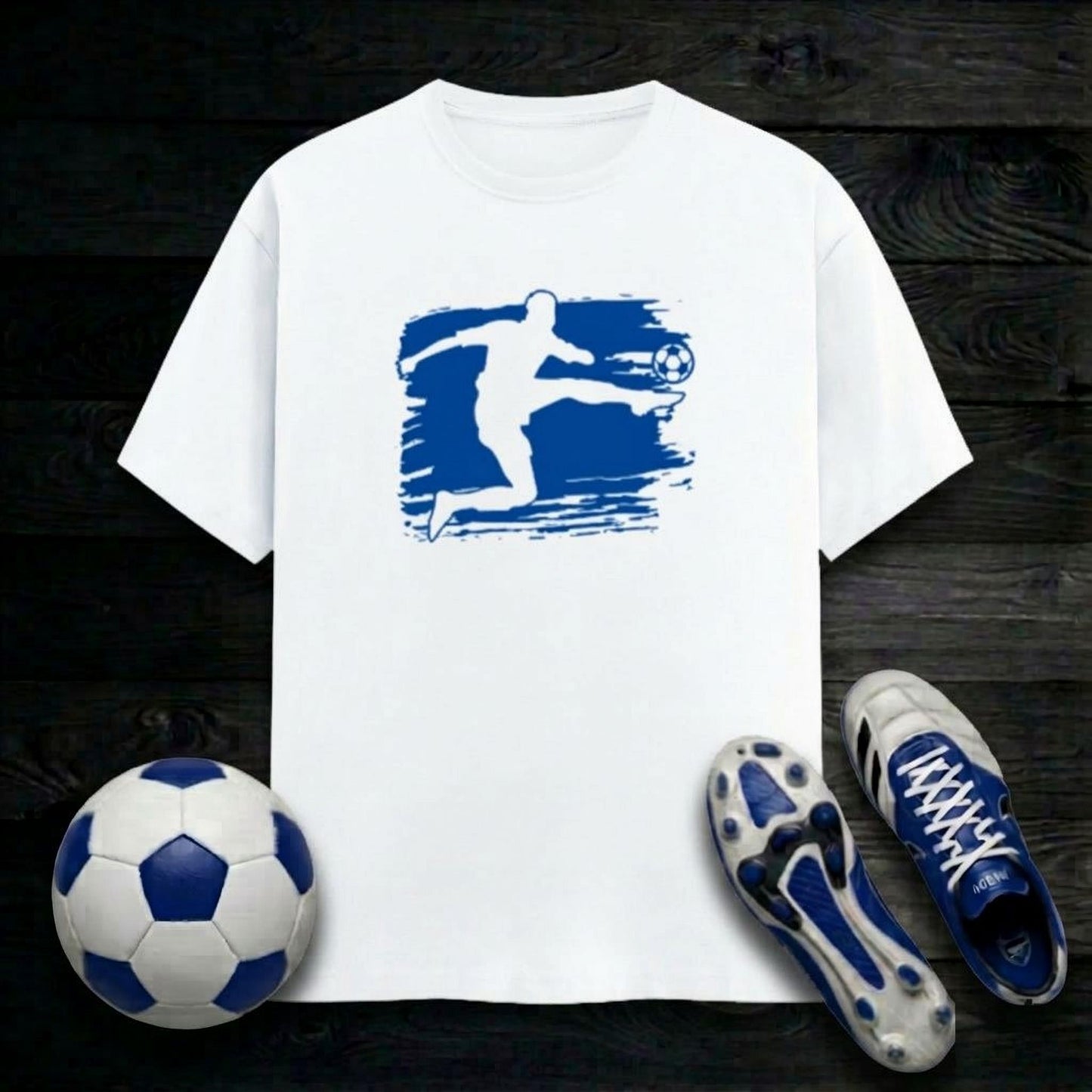 Volley Men's T-Shirt | Paint Silhouette Volley Design