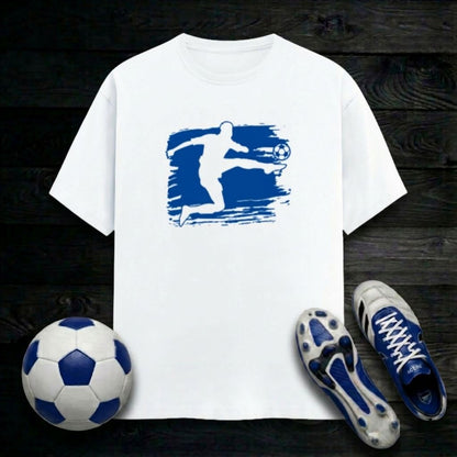 Volley Men's T-Shirt | Paint Silhouette Volley Design