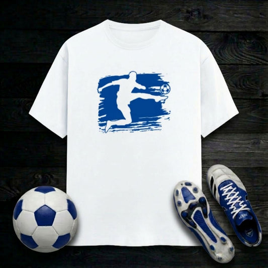 Volley Men's T-Shirt | Paint Silhouette Volley Design