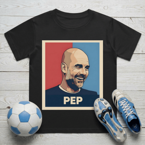 Pep Guardiola Manchester City Boy's T-Shirt | Tactical Genius