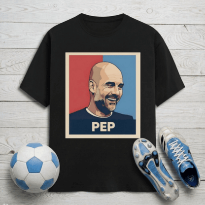 Pep Manchester City T-Shirt – Men's Classic Crew | Cityzen Style