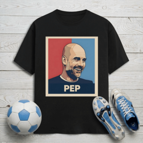 Pep Manchester City T-Shirt – Men's Classic Crew | Cityzen Style