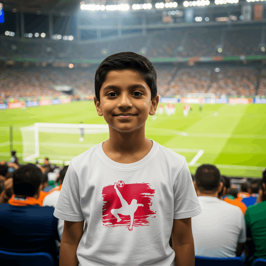 Overhead Paint Silhouette Kid's T-Shirt | Classic Crew for Fans