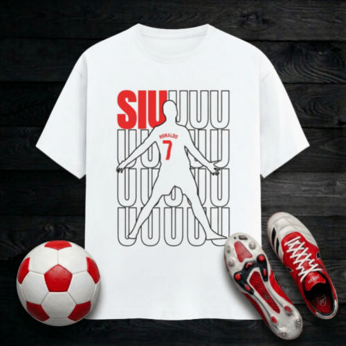 Ronaldo SIU T-Shirt Men - Iconic CR7 Celebration | Manchester United