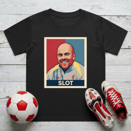 Arne Slot Liverpool T-Shirt for kids | Dutch Tactical Maestro Crew