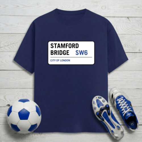 Stamford Bridge T-Shirt - Chelsea Men's Classic Crew Tee