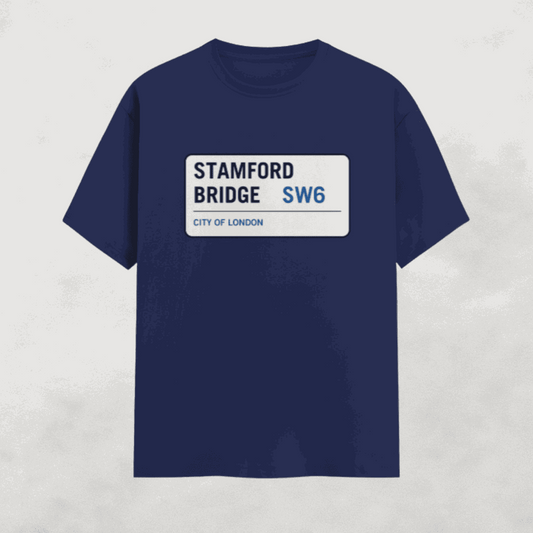 Stamford Bridge t-shirt back Chelsea FC design