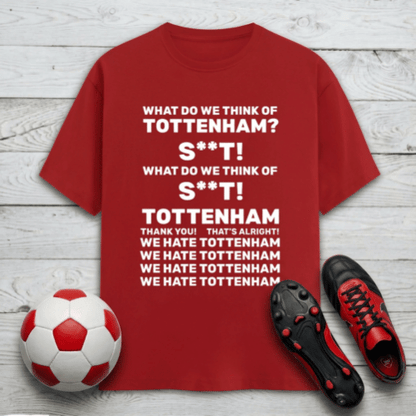 Arsenal Tottenham T-Shirt - We Hate Tottenham | North London Derby