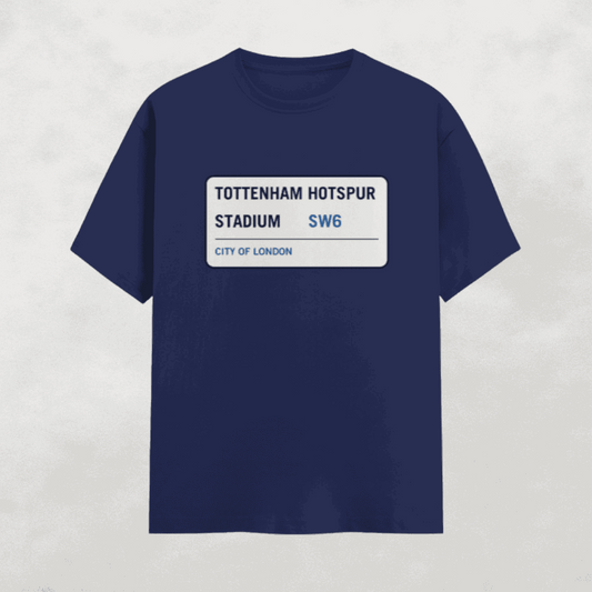 Tottenham stadium t-shirt back Spurs design