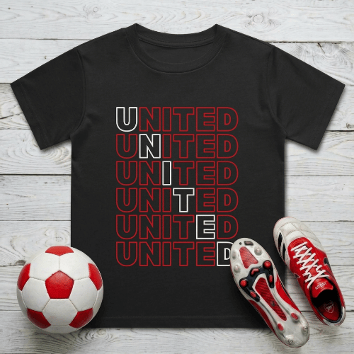 Manchester United Kids T-Shirt | UNITED - Young Red Devils Crew Neck