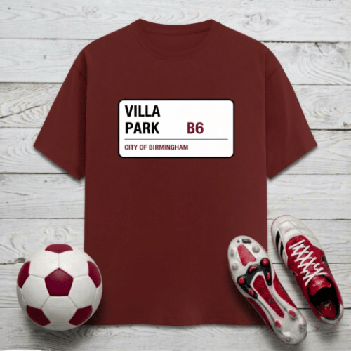 Villa Park T-Shirt - Aston Villa Men's Classic Crew Tee