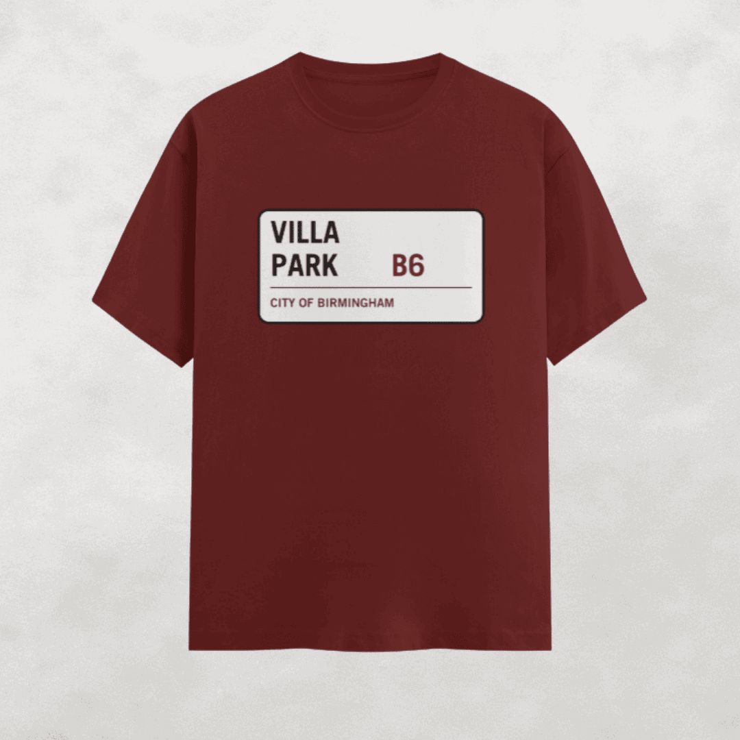 Villa Park t-shirt back Aston Villa design