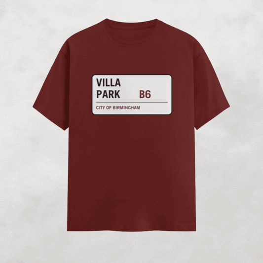 Villa Park t-shirt back Aston Villa design