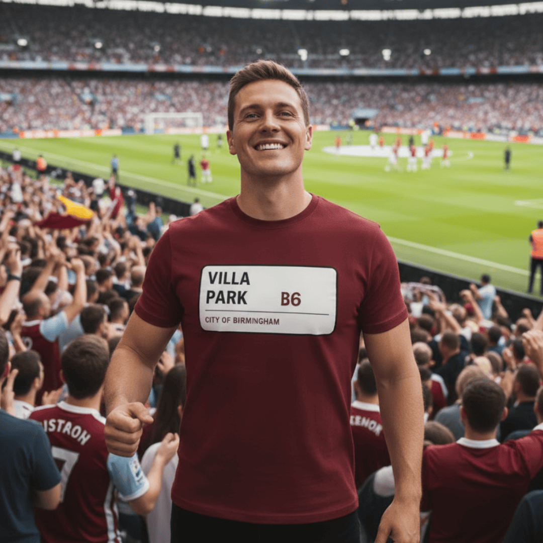 Villa Park t-shirt Aston Villa lifestyle photo