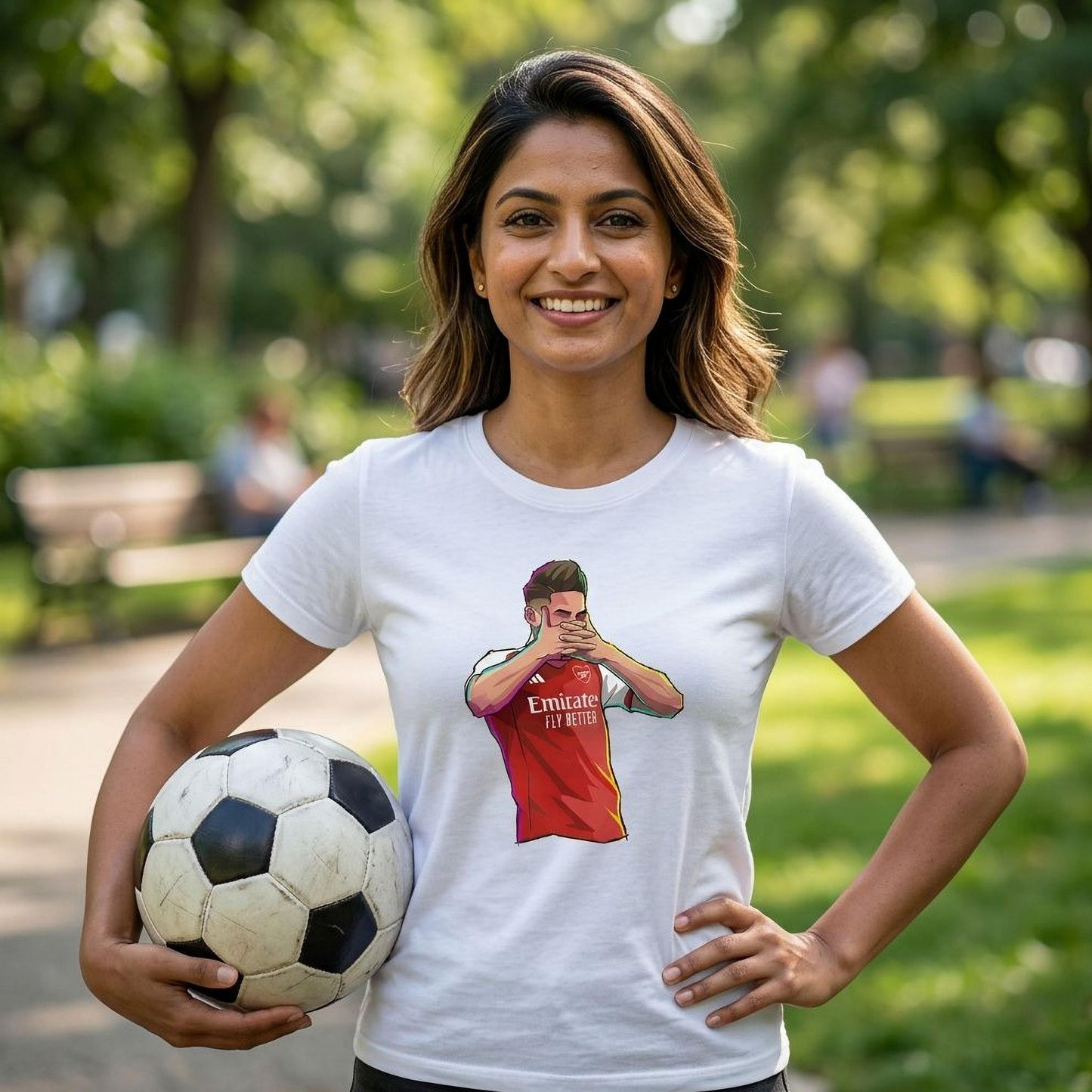 Gyokeres Celebration - Women's Arsenal T-shirt