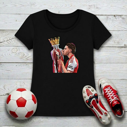 Declan Rice 'Champion's Kiss' - Women's Arsenal T-shirt